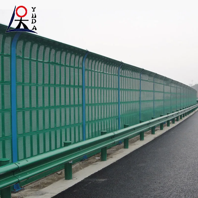 Traffic highway noise barrier walls reduction sound barrier soundproof screen fence