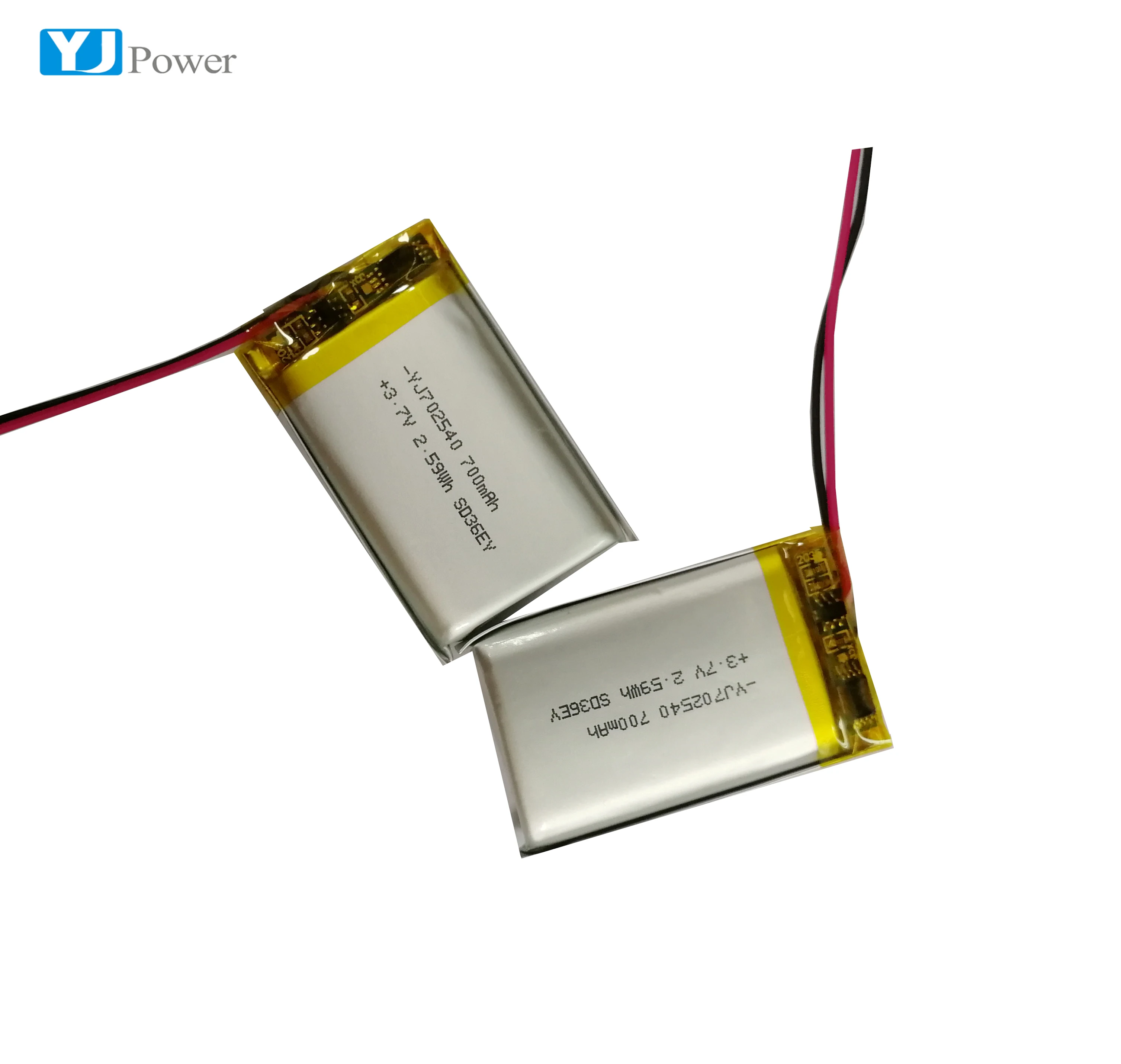 KC UL1642 certificates lithium batteries 800mAh 3.7v polymer battery 800mAh polymer lithium ion batetry 802540