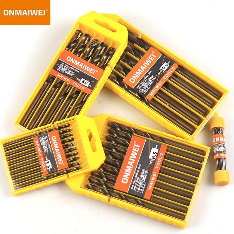 Metric M42 8% Cobalt Twist Drill Bits Set for Stainless Steel and Hard Metal
