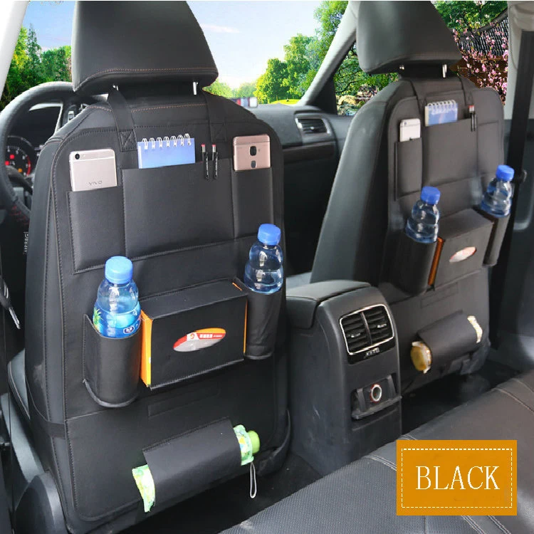 
Car Seat Back Storage Bag Hanging Bag Multifunctional Storage Box Car Dining Table Storage Bag Car Interior Decoration Supplies 