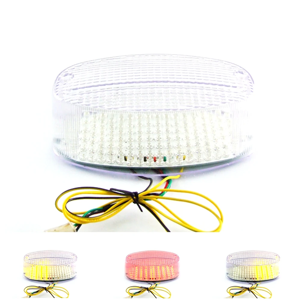 For YAMAHA YZF600R/ VSTAR 650/ VSTAR 1100/COUSTOM Taillight Motorcycle LED Rear Taillight Integrated Turn signal