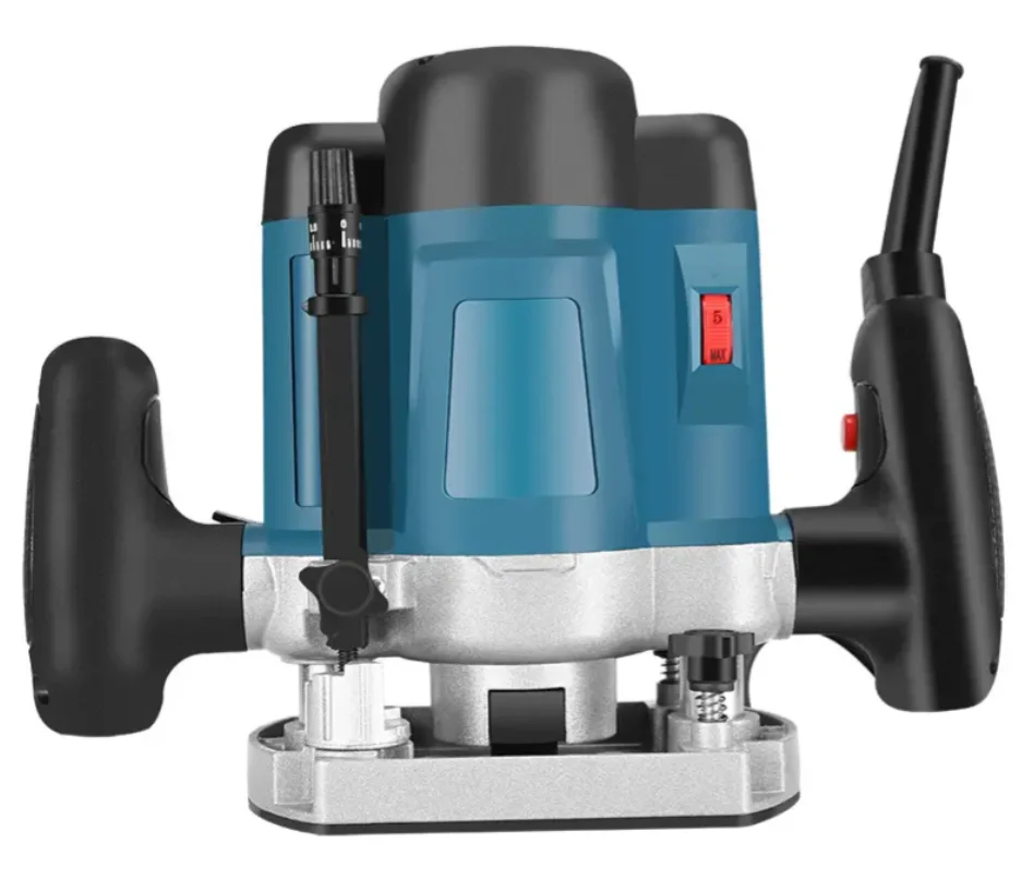 2200W Industrial DIY Electric Router Multifunctional 6-Speed Adjustable Woodworking Carving Machine High Power Woodwork Trimmer