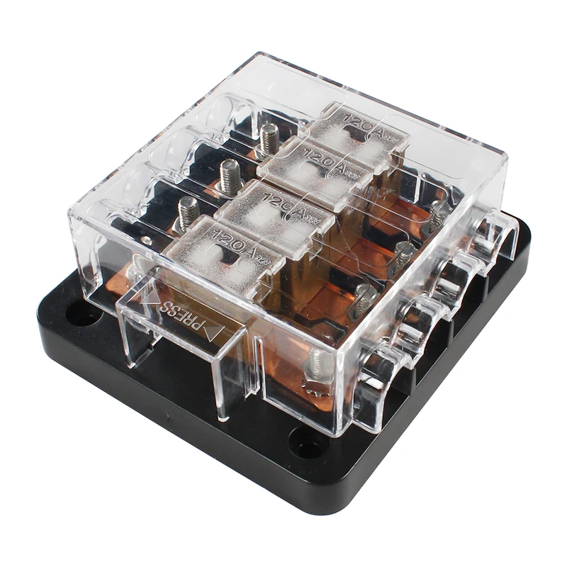 TYTXRV Motorhome 4 Ways Low Voltage 4 In 4 Out 120A Fuse Box Cars