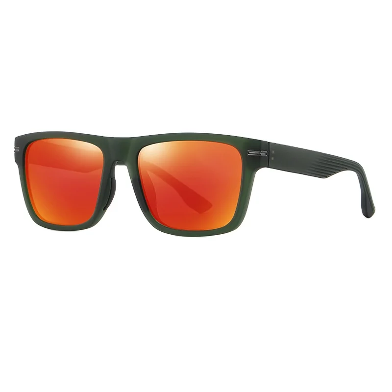 2024 Luxury men fashion square men fishing sunglasses high quality TR outdoor cycling polarized sunglasses