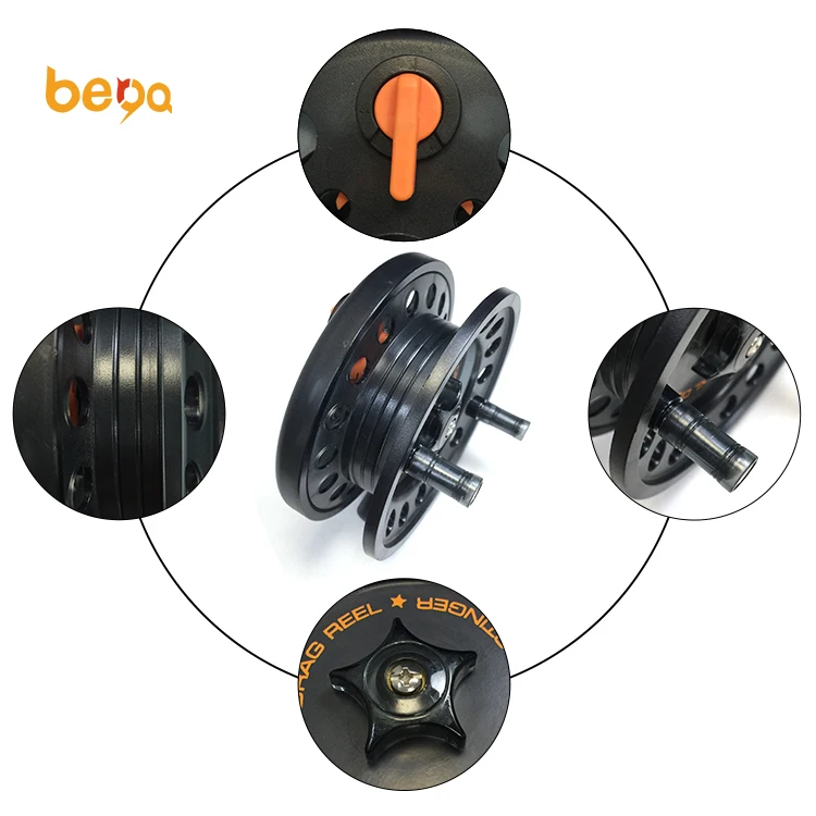 XS wholesale high quality mini plastic fishing tackle fiahing gear ice winter fishing reel 4.5cm/6cm