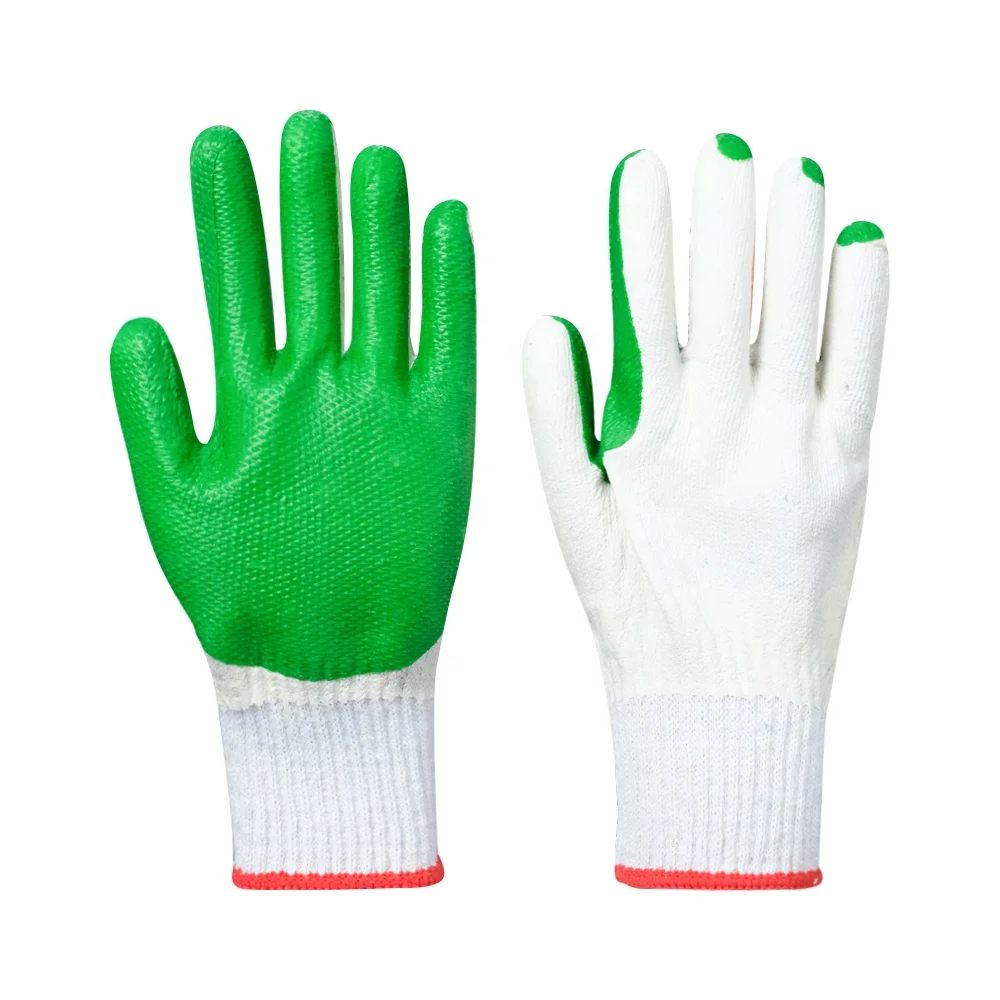Wholesale Waterproof Oil Resistant Fully PVC Rubber Coated Industrial Protective Safety Work Gloves