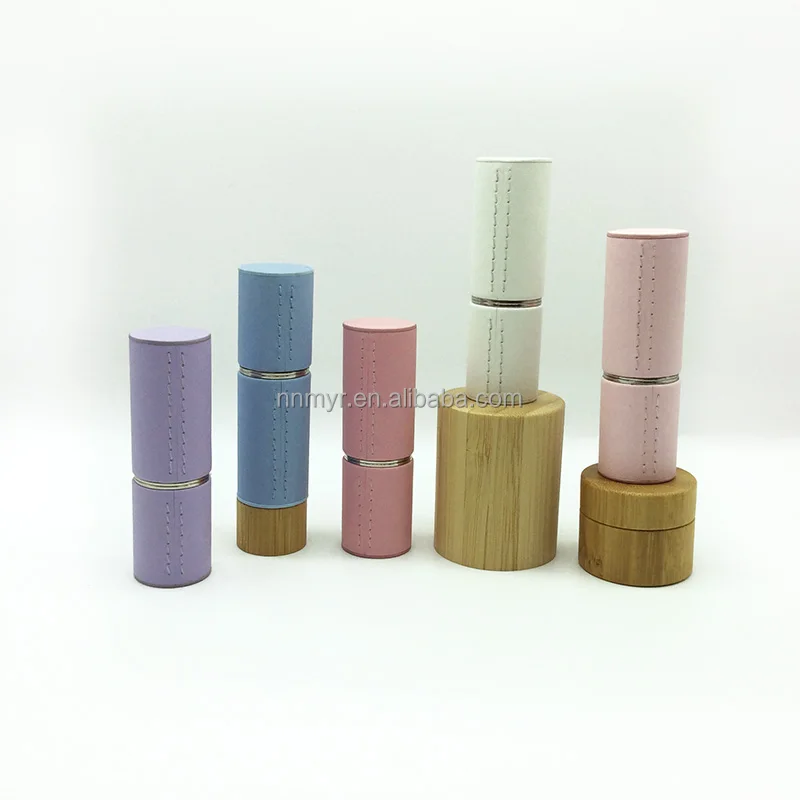 New 2024 Hot Selling Luxury Leather Magnetic Lipstick Tube 3.5g Limited Edition Leather Lipstick Tube Tax Free Shipping