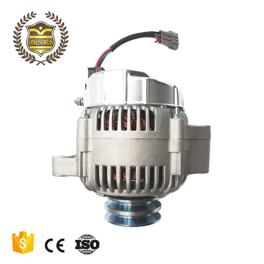 
China Auto Parts Imported 1HZ 1HD Engine Parts 24V Car Alternator Generator 