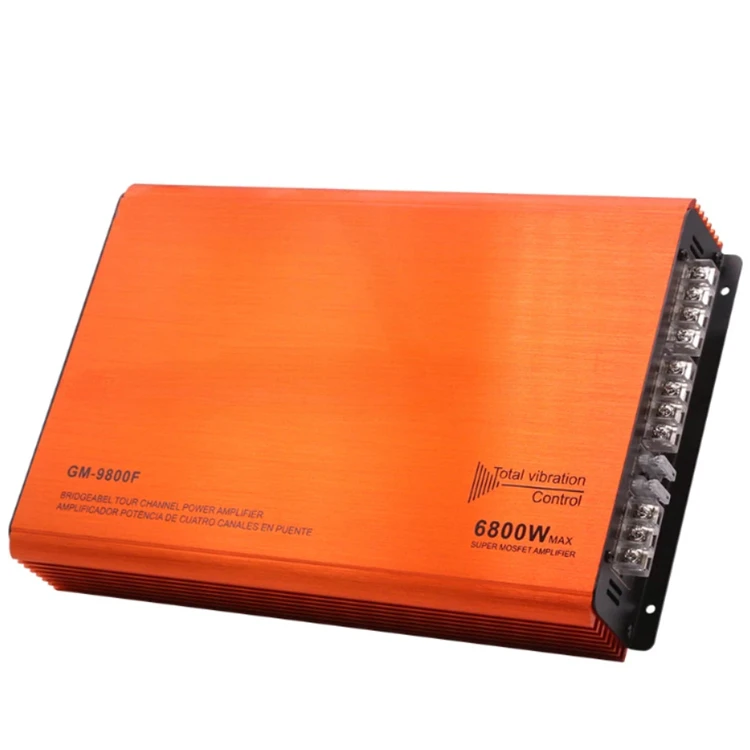 OEM Aar audio power amplifier 12V  class AB car amplifier 4-channel car amp(GM-D9800F)