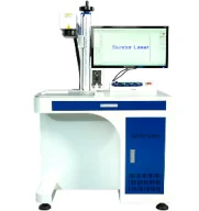 Factory outlet 20W 50W 100W Fiber optic desktop marking machine