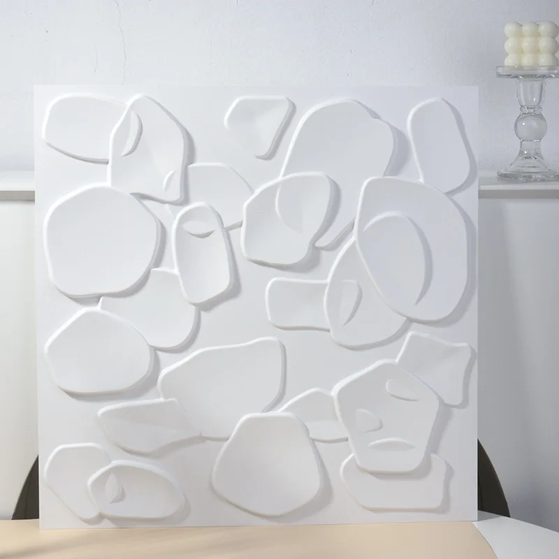 High Quality 3D Foam Wall Panel And 3D Panel Pvc Wall Indoor Decorative Materials Art Panel Embossed Wall Board Sofa Background