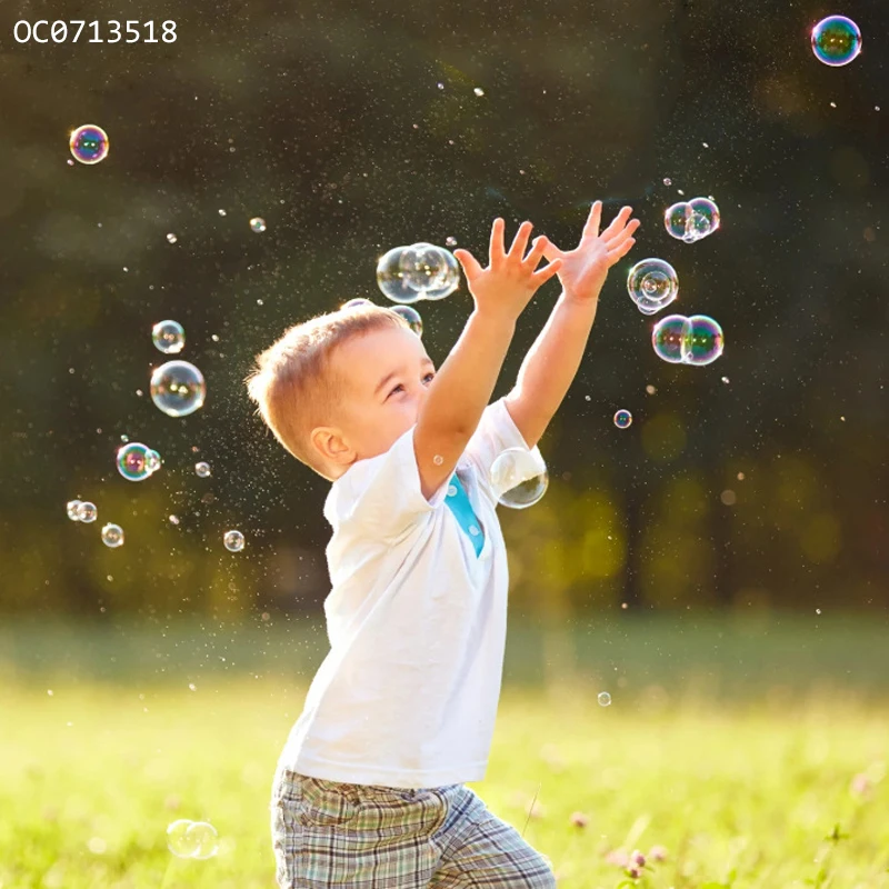 1L bottle non toxic soap liquid bubble water solution kids toys blowing