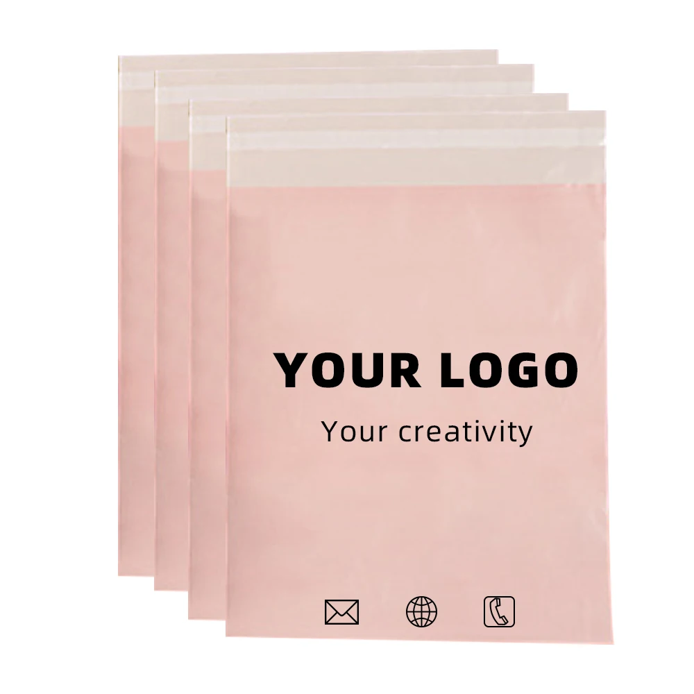 Custom Logo Poly Mailer Bags Custom Printed Eco-Friendly Plastic Envelope Poly  Courier Mailing Bag For Express