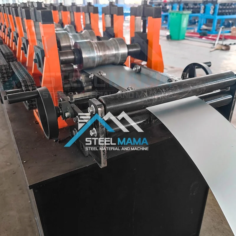 Factory Direct Sales Full Automatic Steel Profile Euro Type Shutter Door Making Roll Forming Machine