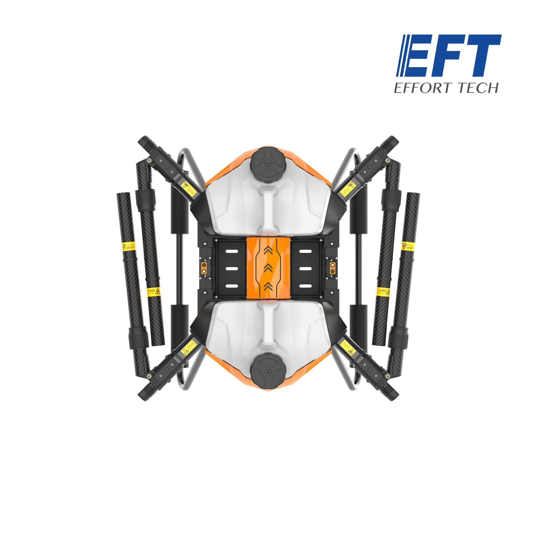 
EFT New upgrade G20-Q 4-axis 22L 22kg agricultural spray drone frame(1362mm wheelbase)and double water tank uav 