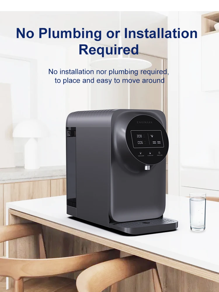 School Healthy Drinking Water 75G RO Reverse Osmosis Water Purifier Machine