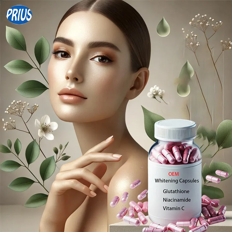 Private Label Whitening Capsules Niacinamide L-Glutathione Vitamin C 500mg Glutathione Capsules