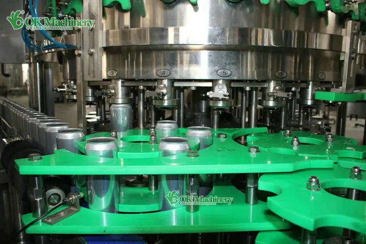 High Performance Wine Can Bottling Plant / Filling Labeling Packing Machine