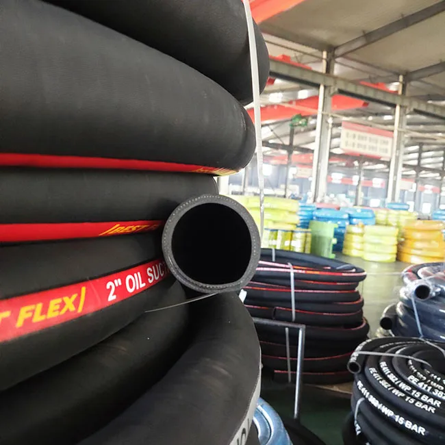 Quality fuel oil suction and discharge rubber hose for gas station with anti static wire diesel gasoline delivery
