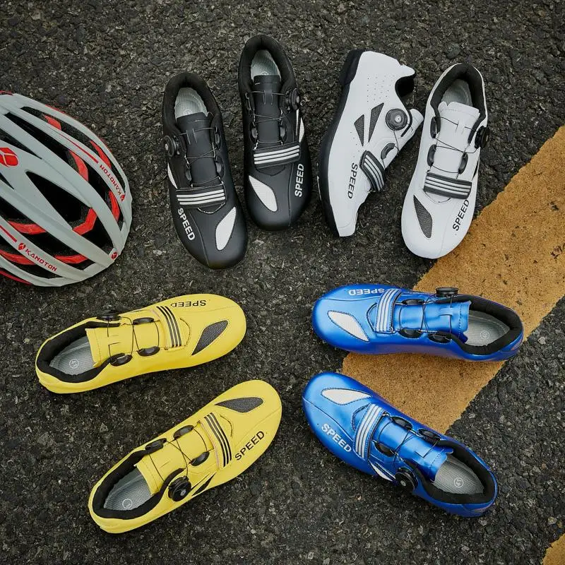  Кожа микрофибра верхний цикл обуви MTB большой размер дорожный велосипед обувь для мужчин Спорт Велоспорт кроссовки