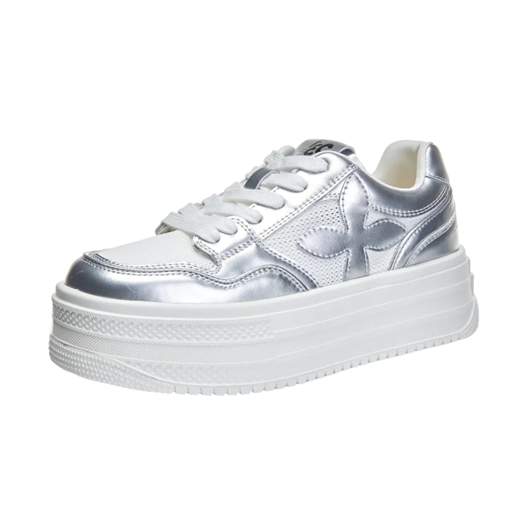 Oversized Leather Sneakers Factory Direct Selling Breathable Lightweight Outdoor Ladies Fashion Shoes Sneakers For Women Shoes