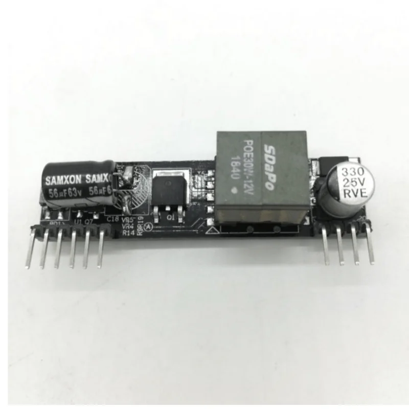 
SDAPO PM1202 IEEE802.3af/at Standard ModeA or ModeB PIN TO PIN 12V 2A POE Module support 10M/100M/1000M 