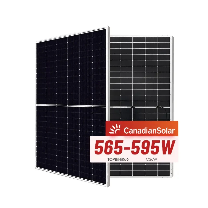 Canadian PV 585W TOPHiKu6 CS6W 144cells N-type TOPCon Solar Panels 565W 570W 575W 580W PV Panels for power system