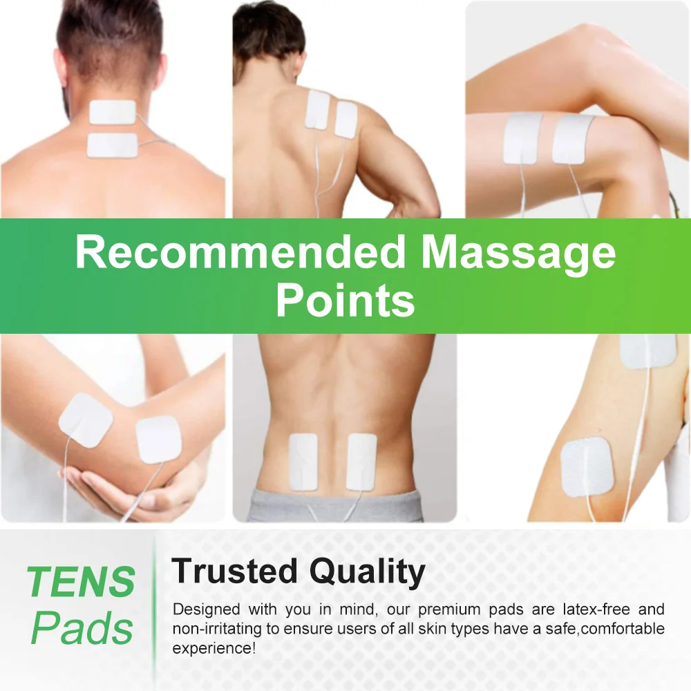  Оптовая продажа многоразовые накладки на электроды Tens Unit 2X4 для