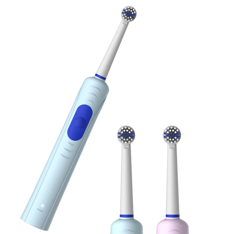one button rechargeable  rotary  toothbrush dental care toothbrush  HYK-11004