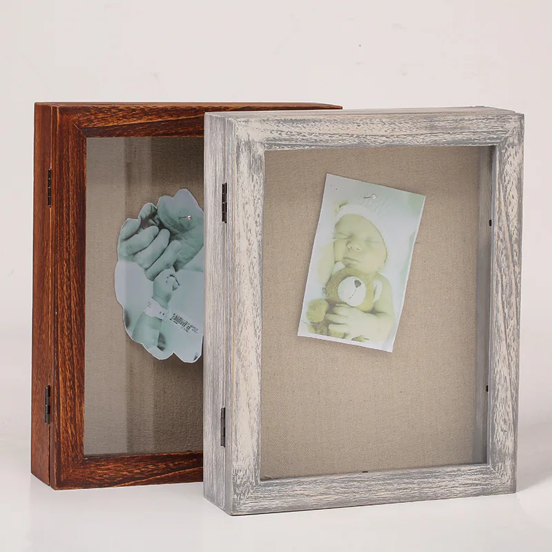
High Quality Modern Creative Mdf Stand Shadow Memory Board Backing Photo Frame forHome Decor Box Frame 