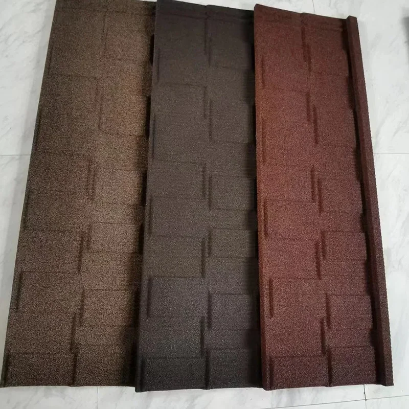 Roman Roof Tiles Interlocking Classic Stone Color Coated Metal Roof Tiles Prices