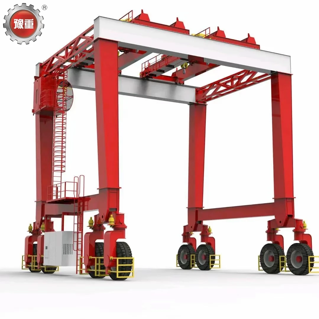1TON 2TON 3TON Mobile Gantry Cranes Provide Economical Material Handling for Light-duty Lifting Jobs tyred rubber