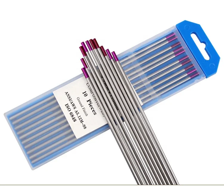 Wes purple needle composite tungsten electrode argon arc welding accessories 1.6-3.2*150/175mm