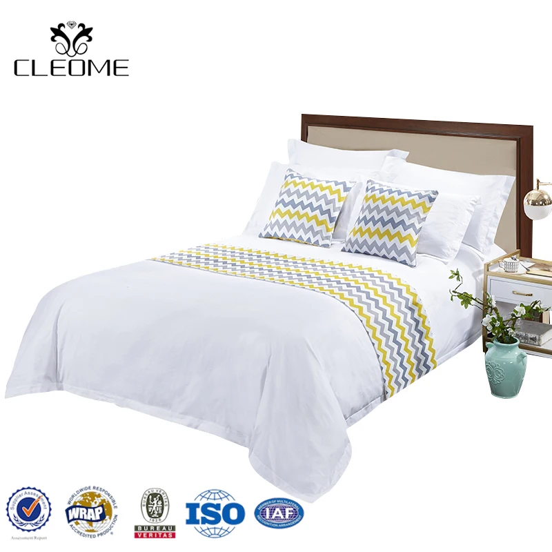 Hotel Luxury 100% Cotton Comforter Bedding Set Double Size Bed Sheet Set