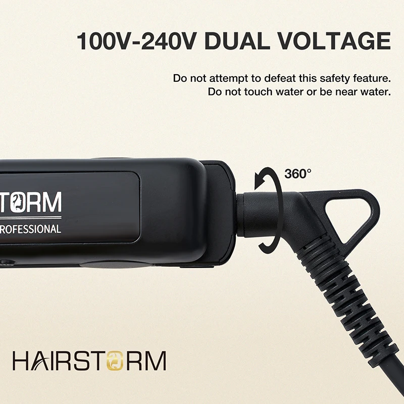 Custom 480F Tourmaline Ceramic Hair Straightener Irons Lime Green Titanium Flat Iron Professional With Private Label