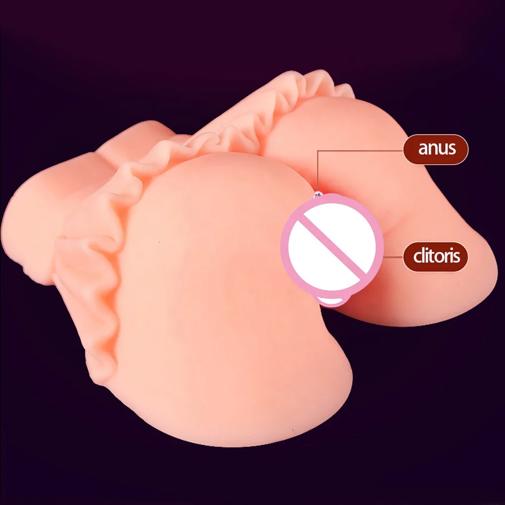 3D real sexy tpe big ass artificial vagina anal erotic sex toys male  masturbator sex dolls sex toy for man