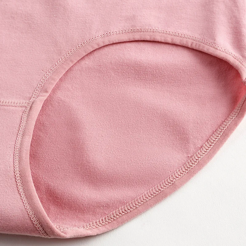 High Quality Women Underwear Panties Young Girl Mid Waist Breathable Women Panties