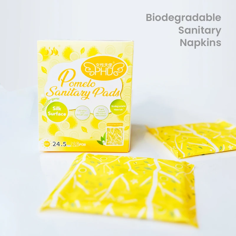 Wholesale Menstrual Hygiene Products Biodegradable Organic Cotton Sanitary Pads For Women