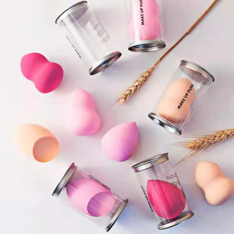 Beauty egg dry and wet dual use do not eat powder water drop gourd oblique cut powder puff face wash makeup makeup tool