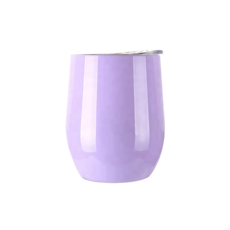 Stainless Steel Wine Glasses 12oz Vacuum Break Resistant Outdoor tumbler