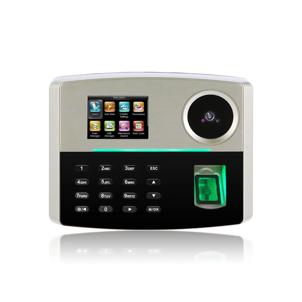 GT800 Free Software Biometric Fingerprint And Palm Recognition Time Attendance Machine With CE Certificate