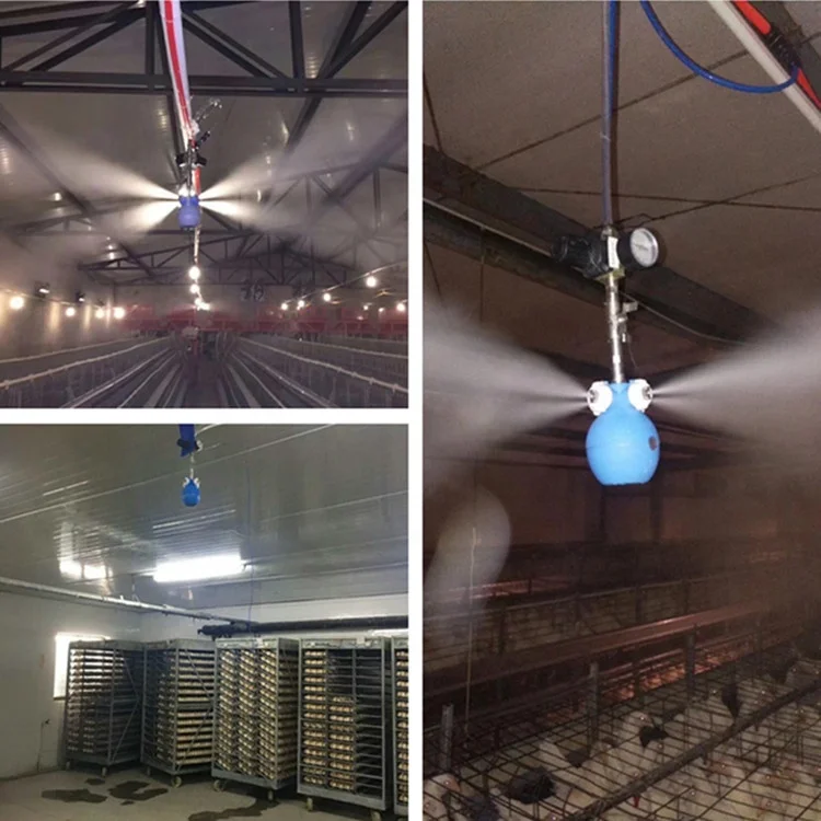 Industrial dry fog humidifier for fabric and yarn humidification