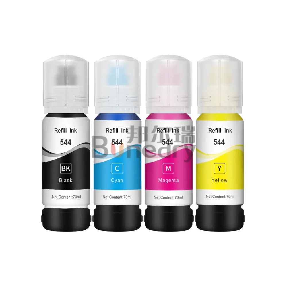 Digital printing 544 T544 Premium Color Compatible Inkjet  Bottle Refill Encre Eco Ink for Epson Ecotank L3110 L3150 Printer