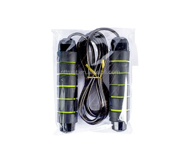 New Design Steel Wire adjustable Fitness Sports handle Jumping Skipping Rope