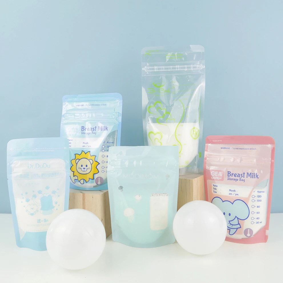 Китайские пакеты для хранения грудного молока, биоразлагаемые пакеты, продукты питания без БФА, для продажи