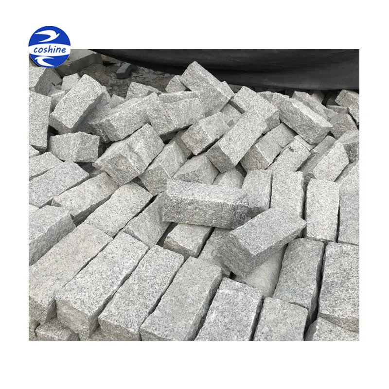Light Grey Granite Driveway Edging Natural Road Side Stone
