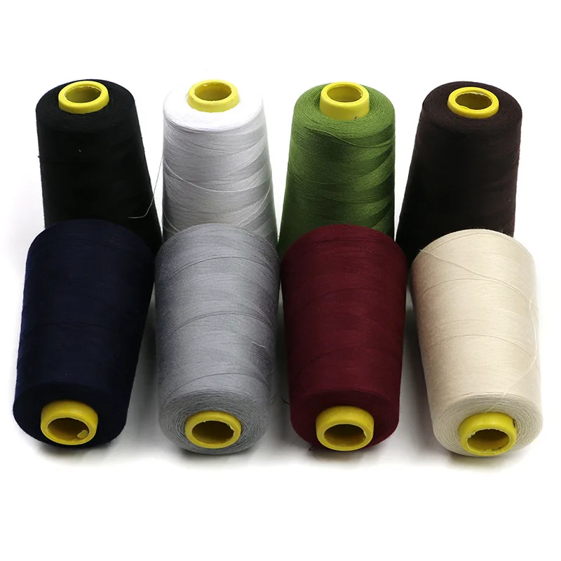 Factory Directly Sale Free Sample 40 2 5000Y Hilo De Poliester Coser 100% Spun Polyester Sewing Thread 5000yards for Hoodies
