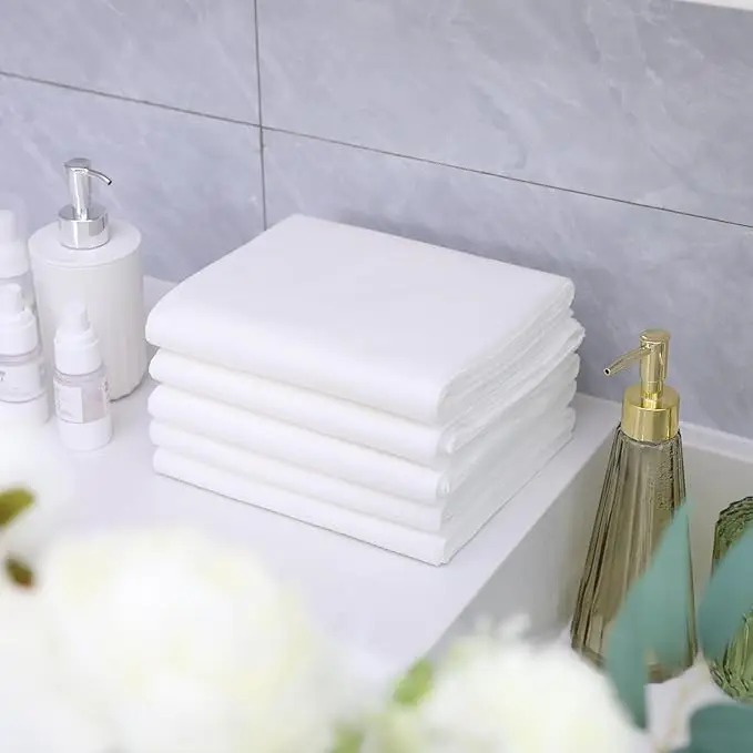 Non-woven disposable Bath Towel hairdressing bath towel disposable absorbent towel