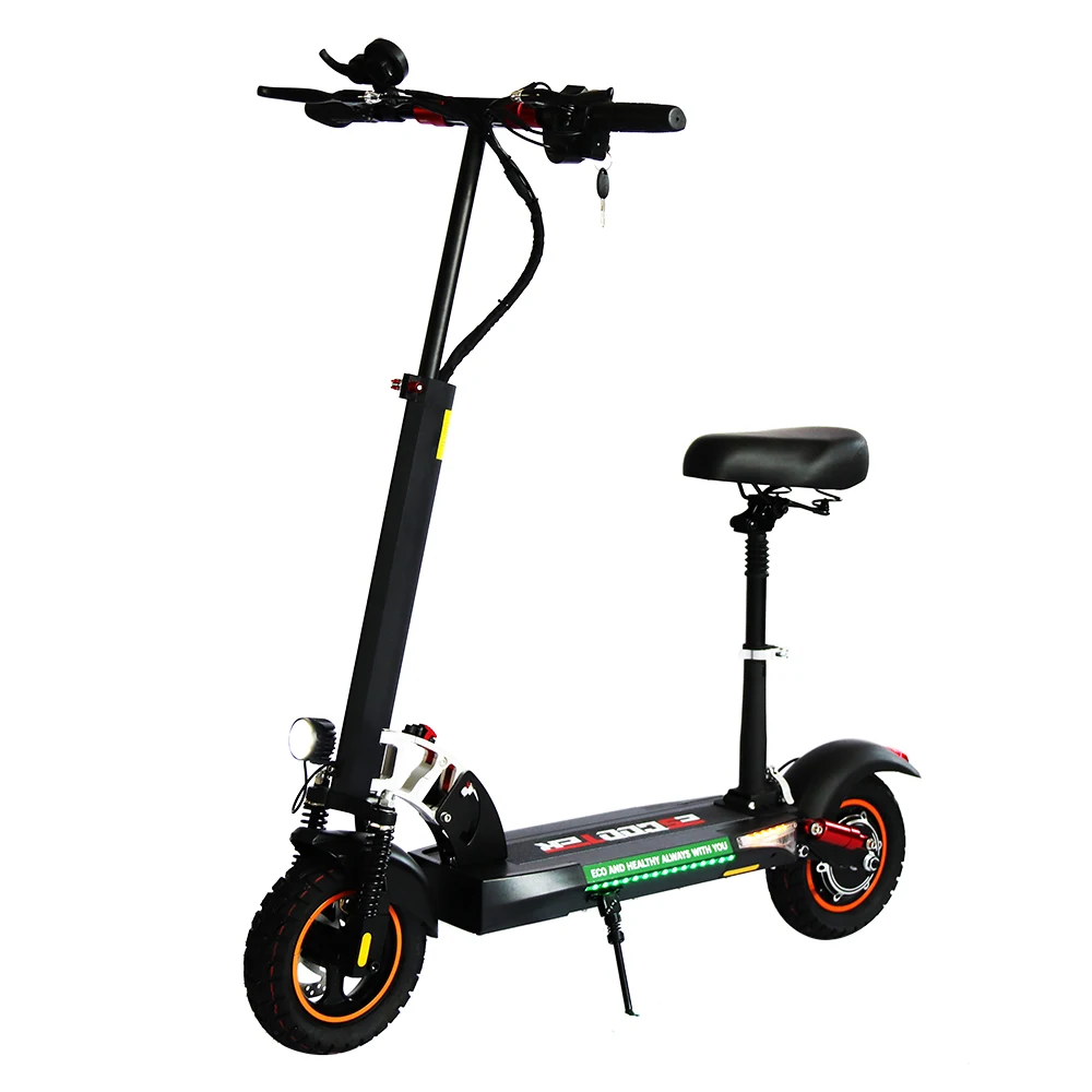 Off Road Electric Scooter For Adults Powerful 800W 48V E-scooters With Seat Hot Sale Factory Customization Model