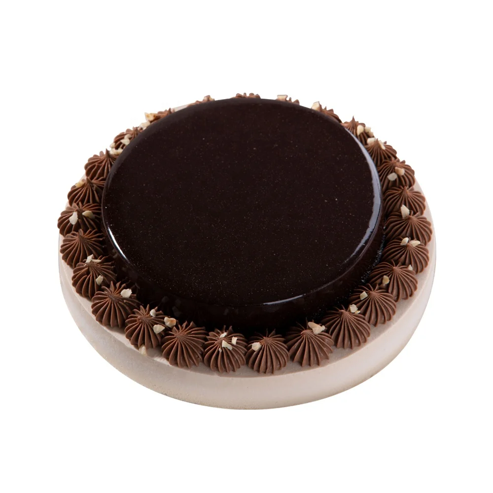FROZEN chocolate Creme patissiere Fondant cheesecakes Butter cookie biscuit Crust Mascarpone cheese frozen bakery